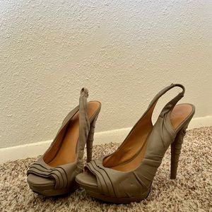 LAMB beige heels